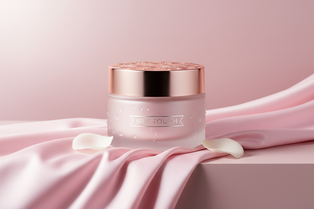 de la cire a raser pour femme avec un fond rose